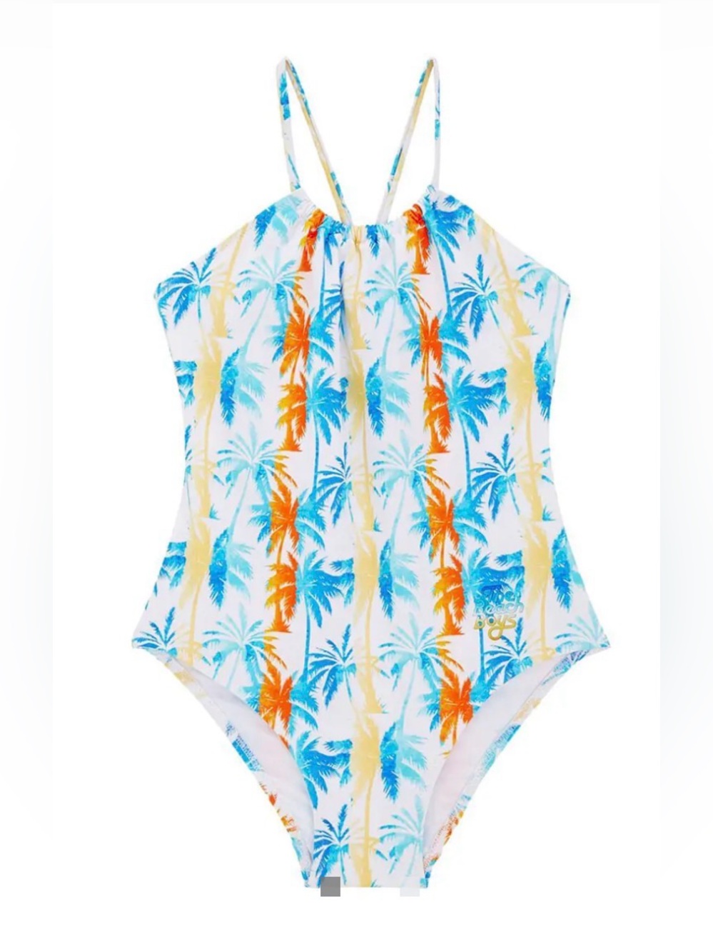 🔥 $160 Vilebrequin X The Beach Boys Palms & Stripes Swimsuit Girls 🔥